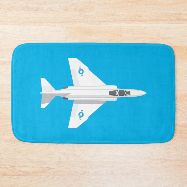 Artikelvorschau, F-4 Phantom Jet Kampfflugzeug - Cyan entworfen und verkauft von VoodooCircus.