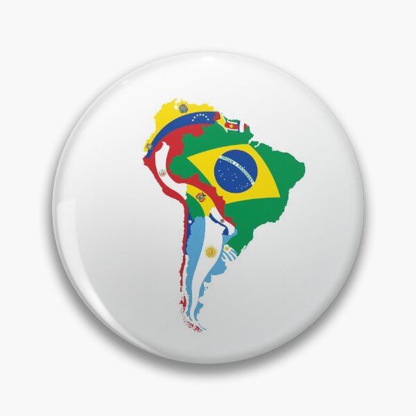 Item preview, Map of the continent of South America designed and sold by Mounir Ameur Ali.
