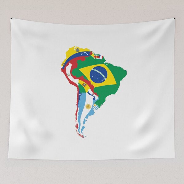 Item preview, Map of the continent of South America designed and sold by Mounir Ameur Ali.
