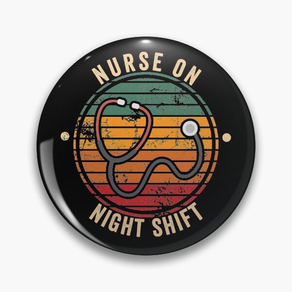 Item preview, Vintage nurse on night shift designed and sold by noahs-shop.