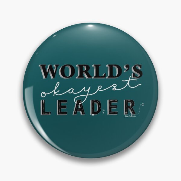 Item preview, World’s Okayest Leader designed and sold by DearBallroom.