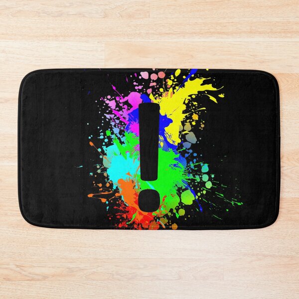 Item preview, Exclamation - Paint Splatter designed and sold by jc007.