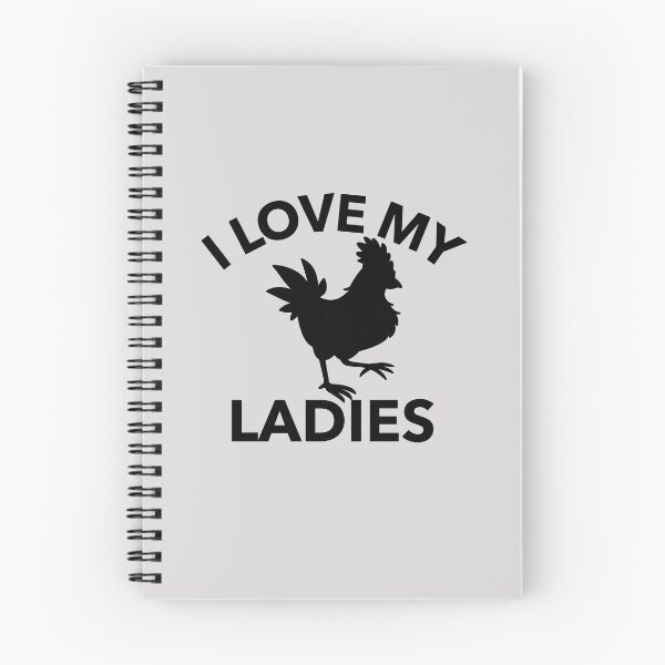 Item preview, I Love My Ladies - funny chicken design designed and sold by katiekendall.