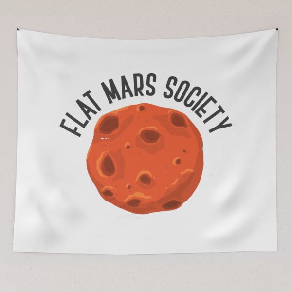Item preview, Flat Mars Society designed and sold by DianneNorris.