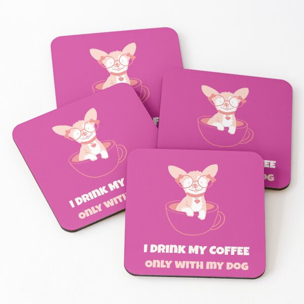 Item preview, I drink my coffee only with my dog designed and sold by formylovelydog.