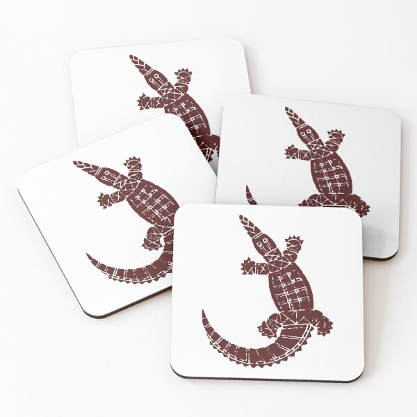 Item preview, Australian Aboriginal Art Crocodile designed and sold by kickwear-com.
