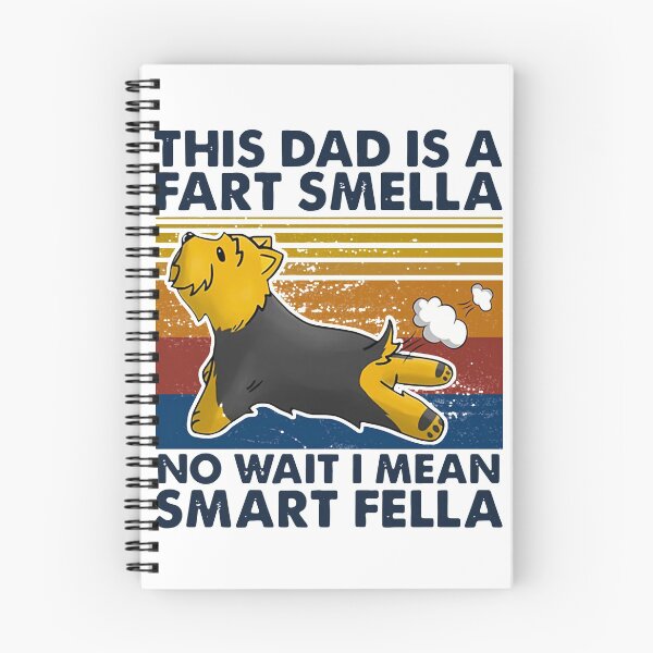 Item preview, YORKSHIRE TERRIER THIS DAD IS A FART SMELLA NO WAIT I MEAN SMART FELLA VINTAGE designed and sold by anderson5252.