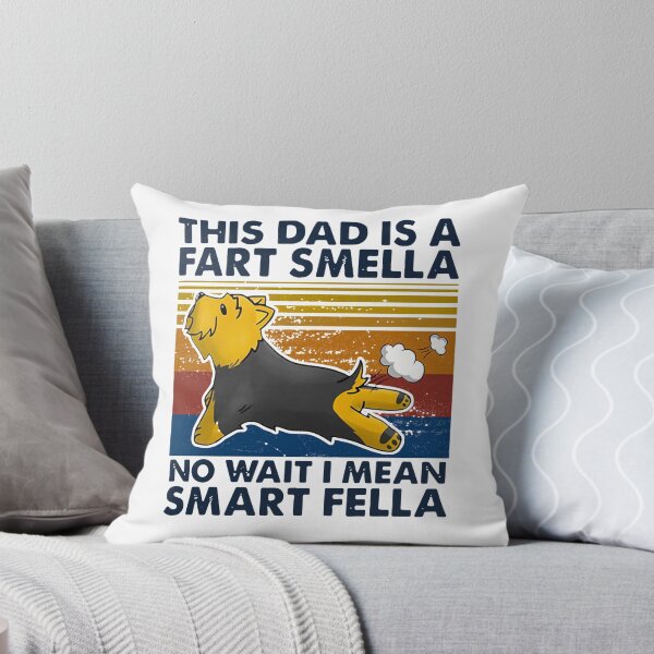 Item preview, YORKSHIRE TERRIER THIS DAD IS A FART SMELLA NO WAIT I MEAN SMART FELLA VINTAGE designed and sold by anderson5252.