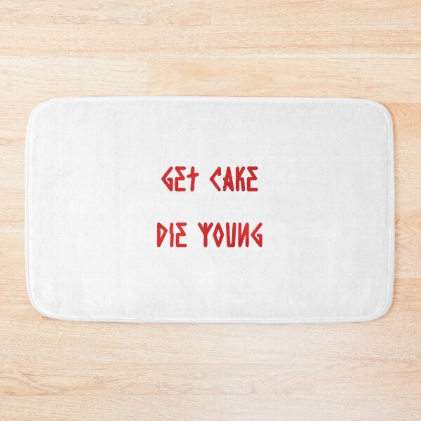 Item preview, Lil Peep <Get cake Die young> minimalist typography designed and sold by Junsu Lim.