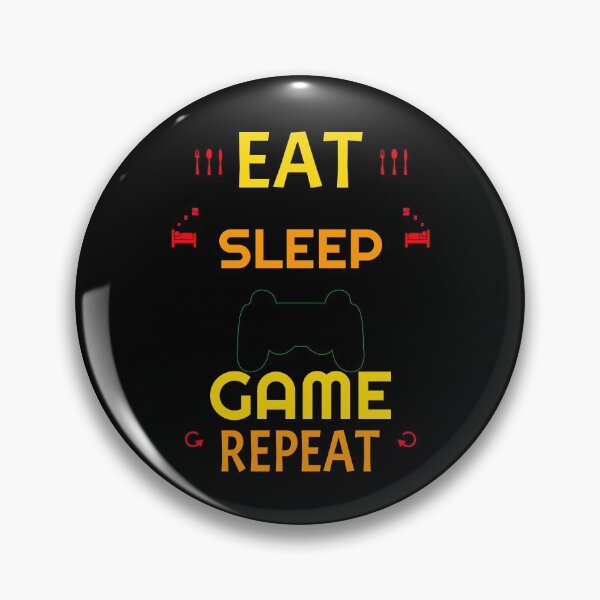 Item preview, EAT SLEEP GAME REPEAT Gaming Gamer designed and sold by GOOD-TIME.