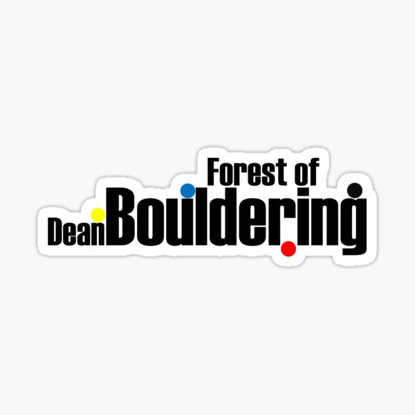 Forest Bouldering by ROOTS CLIMBING Sticker