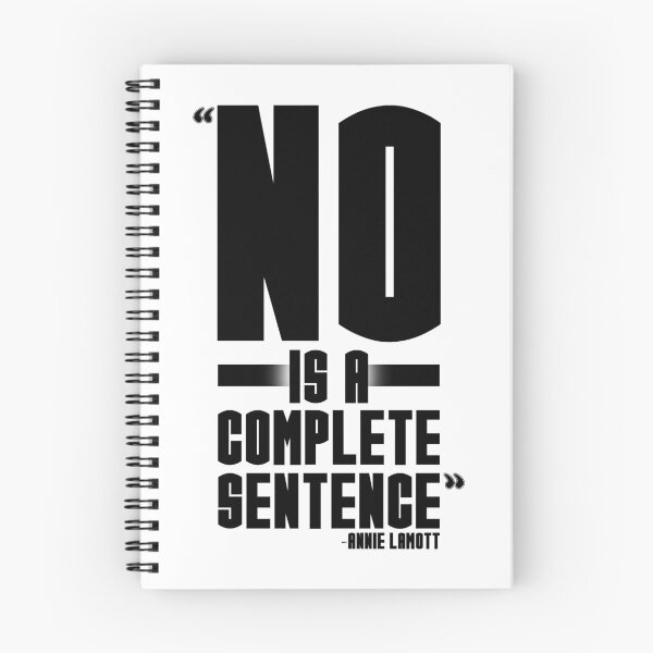 Item preview, "No, is a complete sentence" designed and sold by Sticker Up.