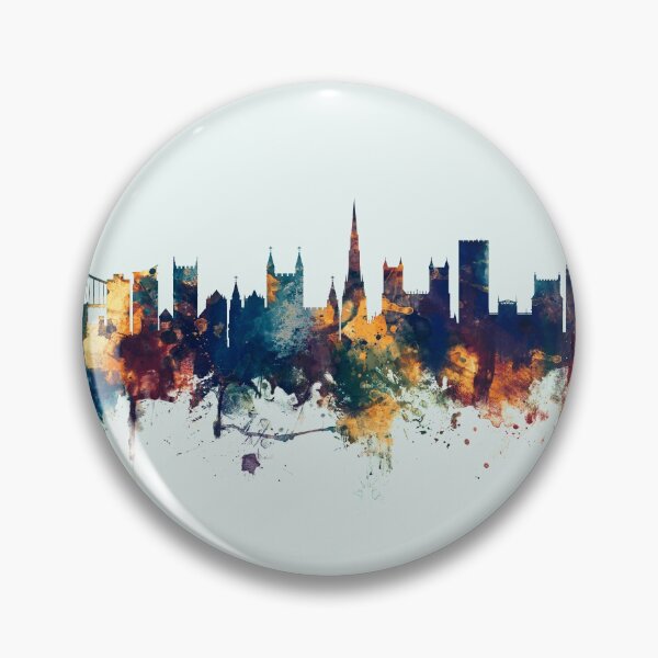 Aperçu de l'œuvre Bristol England Skyline créée et vendue par ArtPrints.