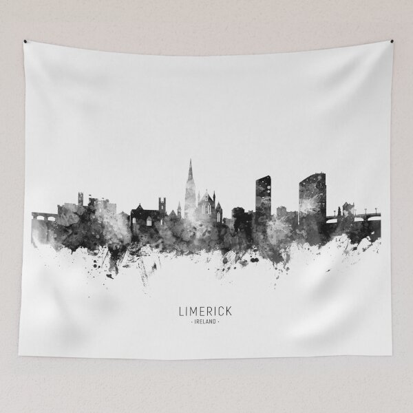 Item preview, Limerick Ireland Skyline designed and sold by ArtPrints.