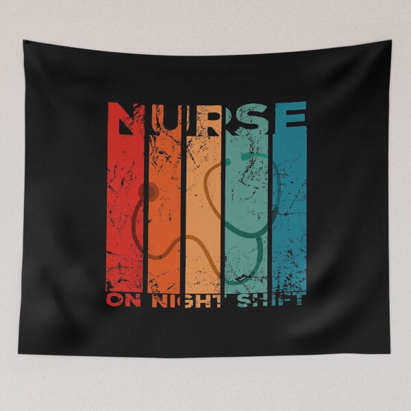 Item preview, Vintage nurse on night shift designed and sold by noahs-shop.