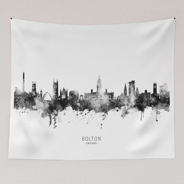 Item preview, Bolton England Skyline designed and sold by ArtPrints.