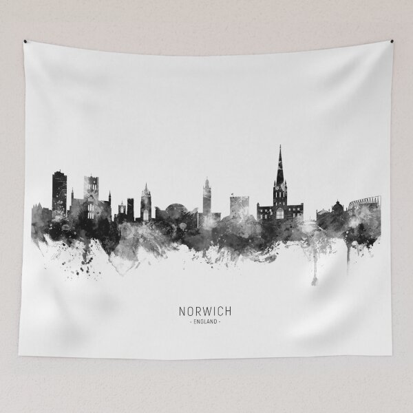 Item preview, Norwich England Skyline designed and sold by ArtPrints.