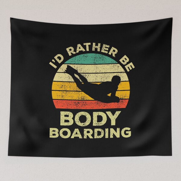 Item preview, I’d Rather Be Body Boarding Bodyboarding Vintage Gift For Body Boarders designed and sold by JokeGysen.