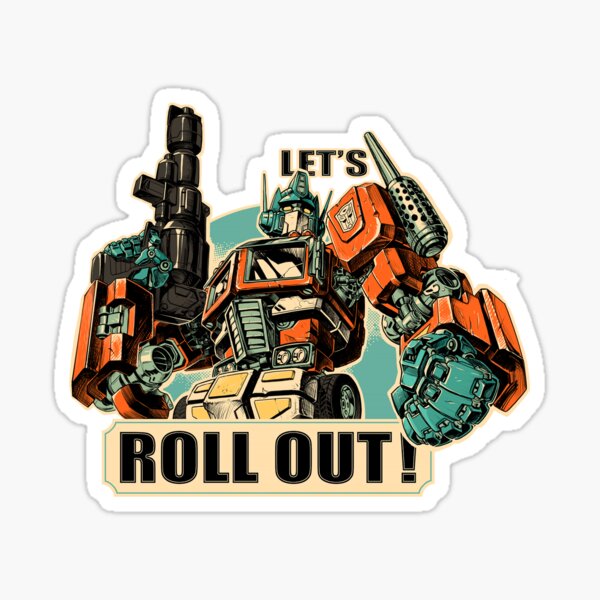 Optimus Prime in retro style Sticker