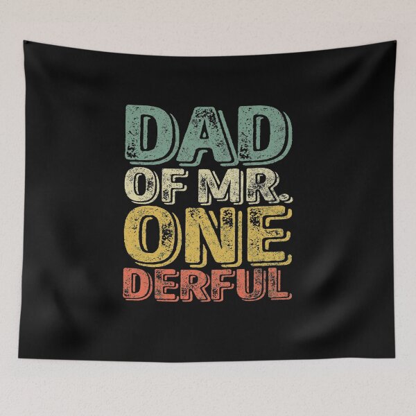 Item preview, Dad of Mr.Onederful 1st Birthday First One-Derful Matching T-Shirt designed and sold by KuznecovaDesign.