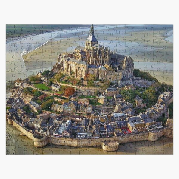 Scenic Spot of the World Mont Saint Michel 500 Piece Jigsaw Puzzle 
