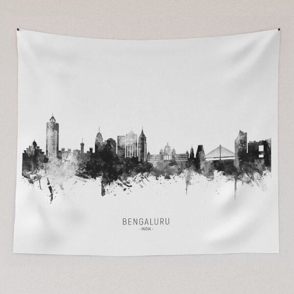 Item preview, Bengaluru Skyline India Bangalore designed and sold by ArtPrints.