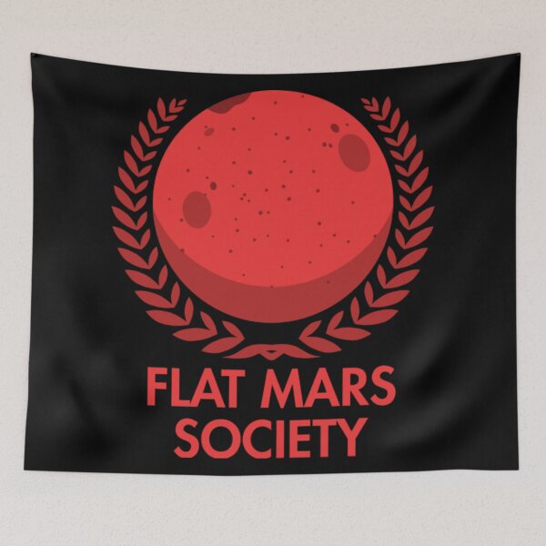 Item preview, Flat Mars Society  designed and sold by DianneNorris.