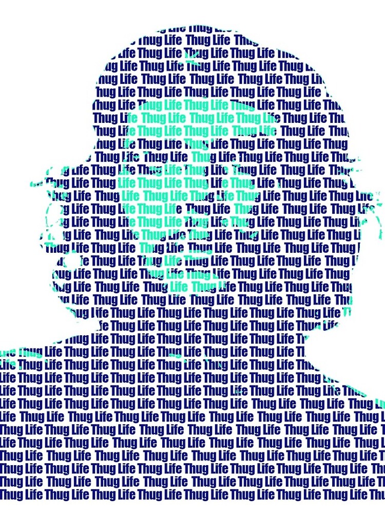 Thumbnail 5 of 5, iPhone Case, Thug Life designed and sold by AnimationStyle.