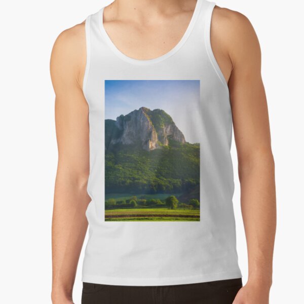 beautiful sunrise in mountains of Romania Tank Top