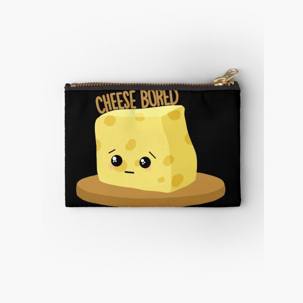 Item preview, Cheese Bored Funny Meme - Food Pun designed and sold by GoodMoodFood.
