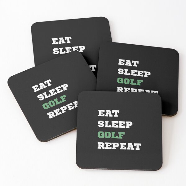 Item preview, Eat Sleep Golf Repeat designed and sold by StyleHubDesign.