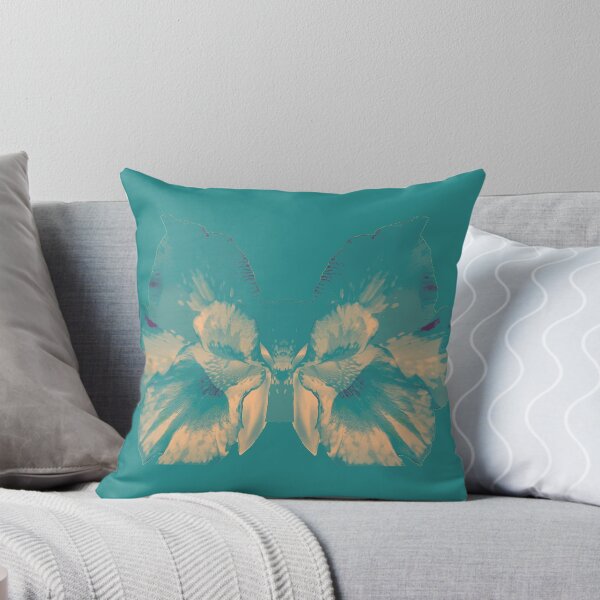 Item preview,  Lion hiding behind flowers-blue background designed and sold by CSouissi.