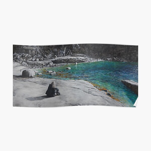Reflections at Sleepy Bay, Tasmania Poster