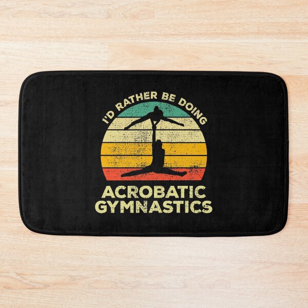 Item preview, I’d Rather Be Doing Acrobatic Gymnastics Vintage Gift For Acrobatic Gymnasts designed and sold by JokeGysen.