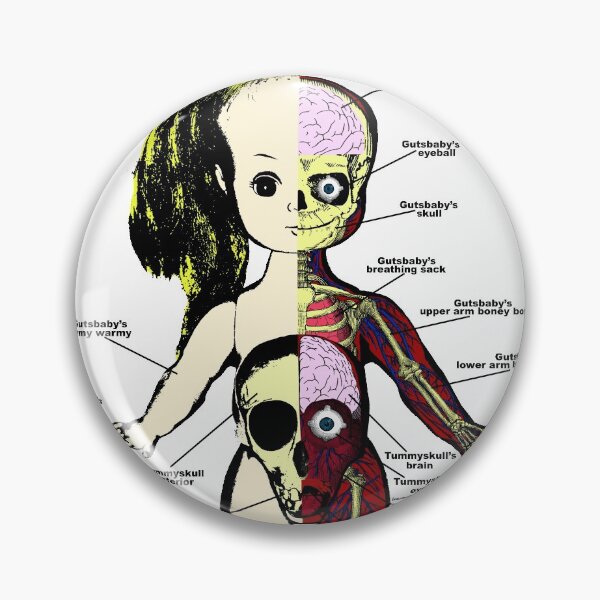 Item preview, Anatomy of Gutsbaby chart  designed and sold by 1CONOCLA5T.