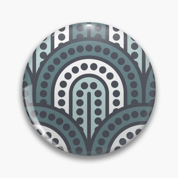 Item preview, Geometric Pattern: Arch Dot: Storm designed and sold by Red Wolf.