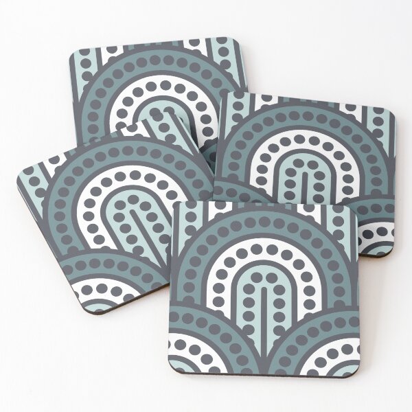Item preview, Geometric Pattern: Arch Dot: Storm designed and sold by Red Wolf.