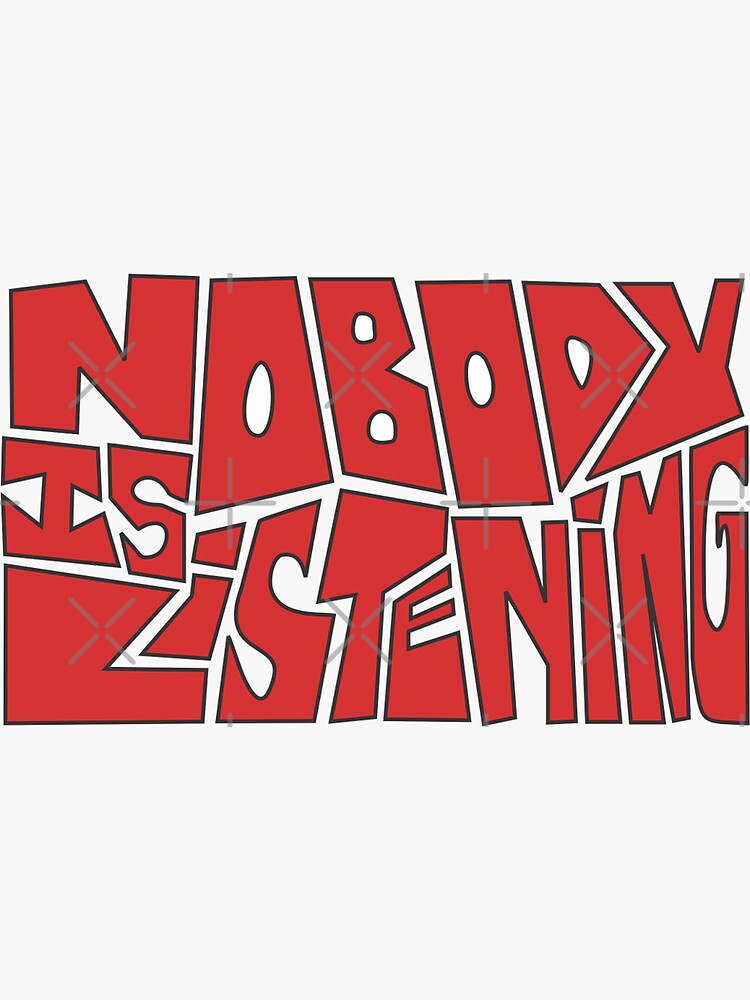 "nobody is listening zayn sticker" Sticker by ...