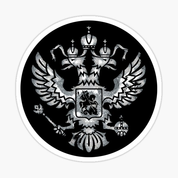 Russia Russian Flag Eagle Coat of Arms Car Trunk Emblem Badge Decal Stickers