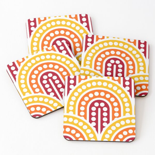 Item preview, Geometric Pattern: Arch Dot: Sunshine designed and sold by Red Wolf.