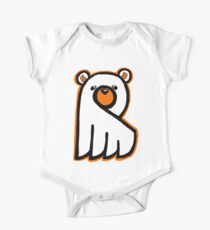 Body de manga corta para bebé Ghost Bear IV