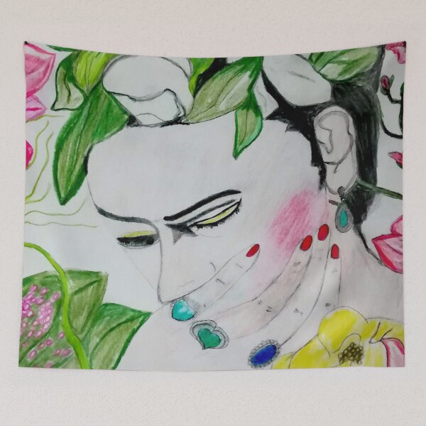 Item preview, Frida Drawing designed and sold by PerivoliTees.