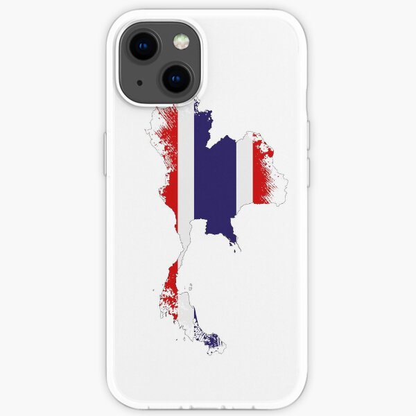 Thailand Flag Map iPhone Soft Case