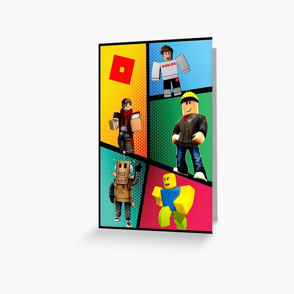 Roblox Gameplay Greeting Cards Redbubble - gaming with kev roblox football