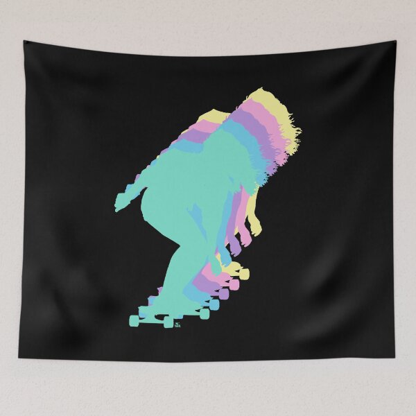 Item preview, Longboard girls skateboarder and longboarder gift idea designed and sold by -JBell-.