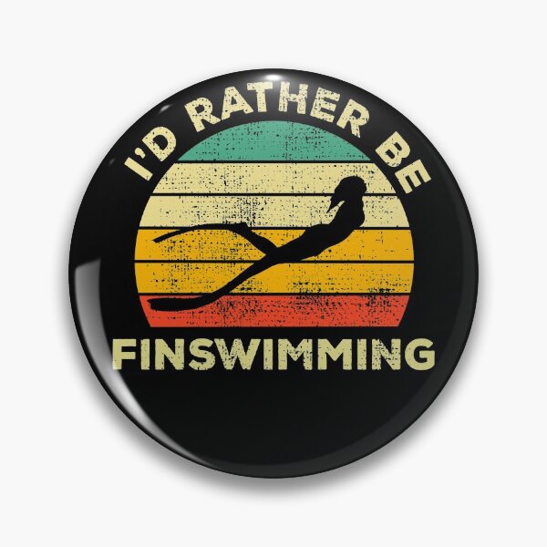Item preview, I’d Rather Be Finswimming Vintage Gift For Finswimmers designed and sold by JokeGysen.