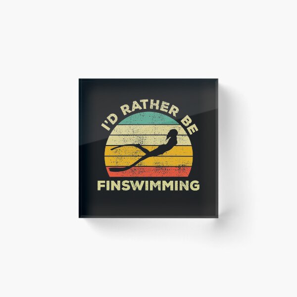 Item preview, I’d Rather Be Finswimming Vintage Gift For Finswimmers designed and sold by JokeGysen.