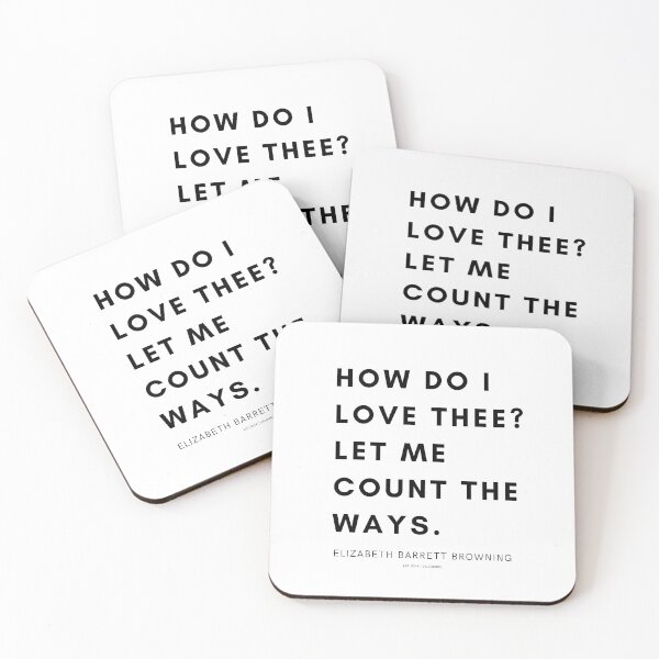 Item preview, 3 | Elizabeth Barrett Browning  | 210108 | Quotes Poem Poet Romantic Romance Love Lover designed and sold by QuotesGalore.