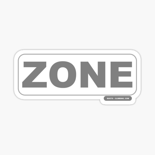The ZONE designed by ROOTS CLIMBING Sticker