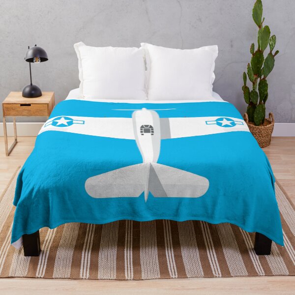 Item preview, F6F WWII Fighter Aircraft - Portrait Cyan designed and sold by VoodooCircus.